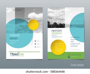 Vector design brochure flyer, business annual report. flier, leaflet, pamphlet brochure. Layout template in A4 size