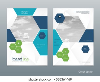 Vector design brochure flyer, business annual report. flier, leaflet, pamphlet brochure. Layout template in A4 size