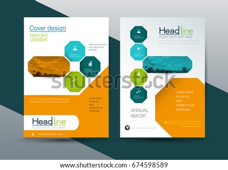 vector design brochure flyer business annual stock vector royalty a flyer or flier