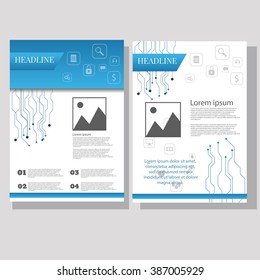 Vector design Brochure Flyer Poster in A4 size eps 10 Vector