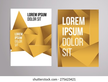 Vector design brochure template with statistic and info graphic for business flyer or presentation. Trend design.
