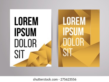 Vector design brochure template with statistic and info graphic for business flyer or presentation. Trend design.