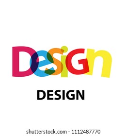 Vector Design. Broken text