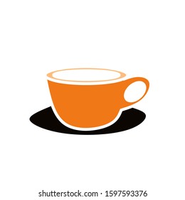 Vector design of a brown cup