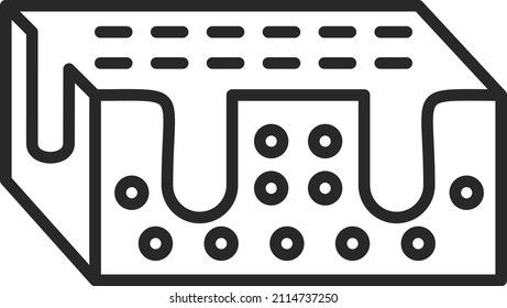 Vector Design Brownie Icon Style