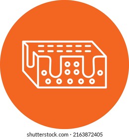 Vector Design Brownie Icon Style