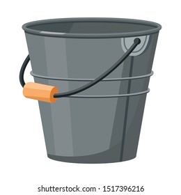 Vector design of bucket and household icon. Set of bucket and equipment stock symbol for web.