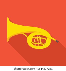 Vector Design Of Bugle And Trumpet Symbol. Graphic Of Bugle And Wind Vector Icon For Stock.