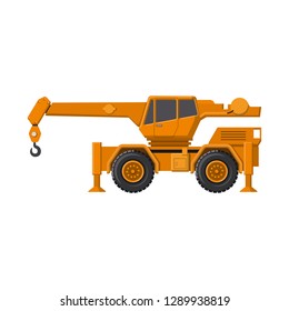 Vector design of build and construction icon. Collection of build and machinery stock vector illustration.