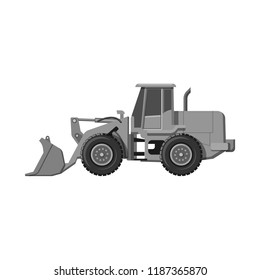 Vector design of build and construction logo. Collection of build and machinery vector icon for stock.
