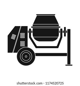 Vector design of build and construction sign. Collection of build and machinery vector icon for stock.