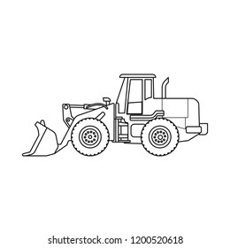 Vector design of build and construction symbol. Set of build and machinery stock vector illustration.