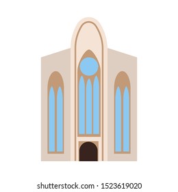 Vector design of building and vietnam icon. Web element of building and palace vector icon for stock.