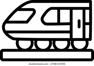 Vektordesign Aufzählungszeichen-Zug-Symbolstil