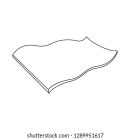 Vector design of burger and sandwich sign. Set of burger and slice vector icon for stock.