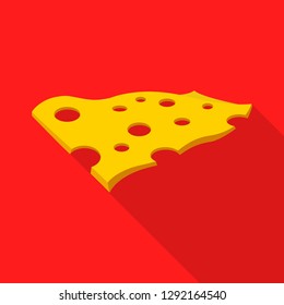 Vector design of burger and sandwich sign. Collection of burger and slice vector icon for stock.