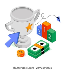 Premio al diseño de Vector de negocios 
