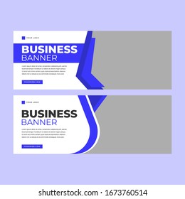 Fondo de banderín de negocios de diseño de vectores