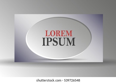 Vector design Business Banner backgrounds in gray colors.