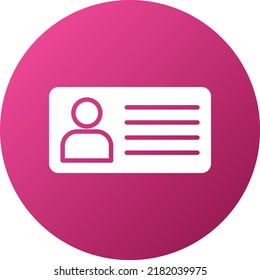 Vector Design Business Card Icon Style