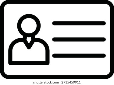 Estilo de icono de tarjeta de visita de diseño de Vector