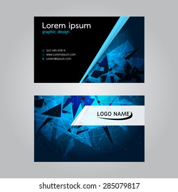 Vector design Business card. illustration EPS10
