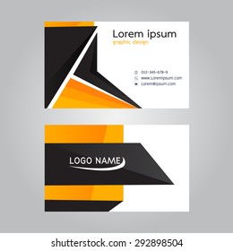 Vector design Business card. illustration EPS10