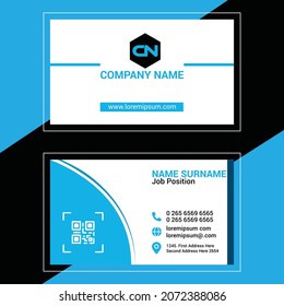 Plantilla de tarjeta de visita de diseño de vector