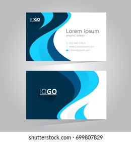 Vector design Business card template.