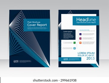 Vector design business for Cover Report Annual Brochure Flyer Poster in A4 size