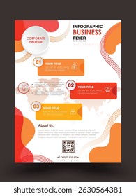 Vector design of business flyer and infographic flyer, web templates designs, stunning fashion flyers vector designs