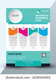 Vector design of business flyer and infographic flyer, web templates designs, stunning fashion flyers vector designs