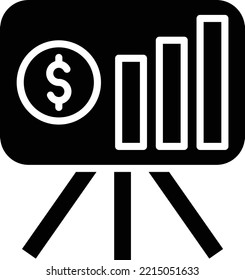 Diseño de vectores Estilo de iconos del plan de negocios