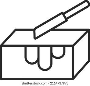 Vector Design Butter Icon Style