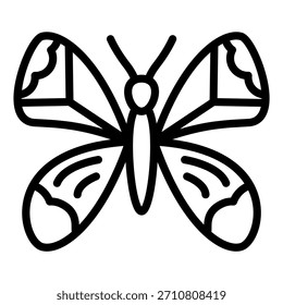 Vektordesign Schmetterling-Symbolstil