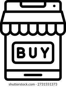 Vector Design BuyOnline Icon Style