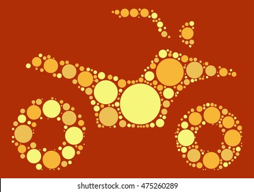 vector design by color point