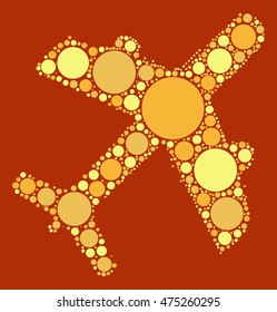 vector design by color point