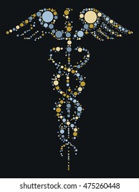 vector design by color point