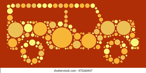 vector design by color point