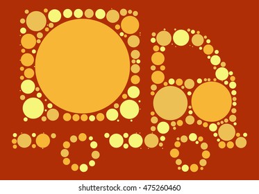 vector design by color point