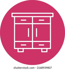 Vector Design Cabinet Icon Style