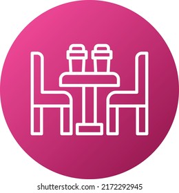 Estilo del icono del Vector Design Cafe