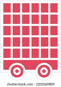 Estilo del icono de la jaula de diseño de vectores
