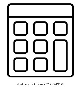 Vector Design Calculator Icon Style