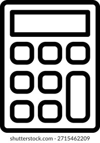 Estilo de Ícone da Calculadora de Design de Vetor