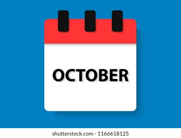 vector design of calendar flat icon