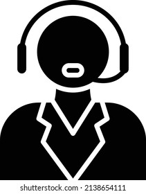 Estilo del icono Centro de llamadas de diseño de vectores