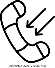 Estilo de ícone do serviço de retorno de chamada de design de vetor