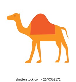 vector design, camel shape illustration